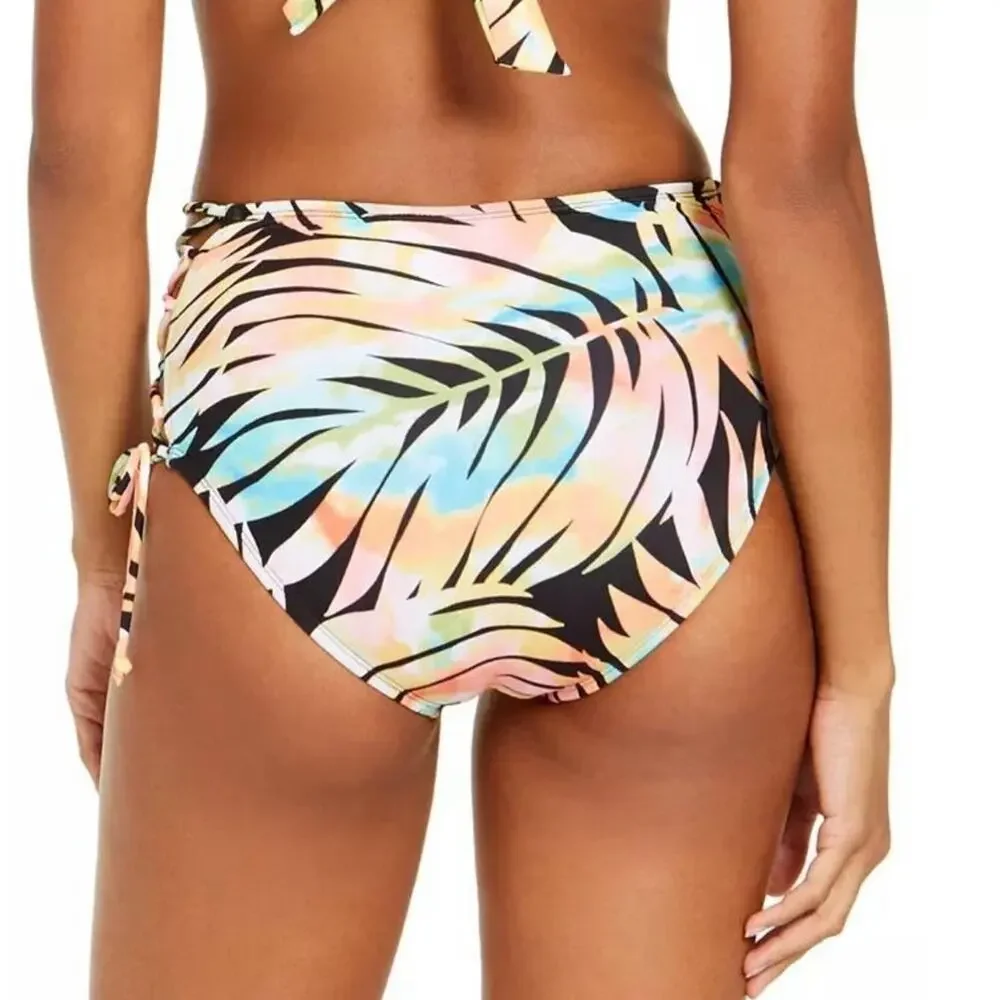 Sundazed PALM Print Stella High-Waist Swim Bottom